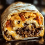 Cheesy Beef Taco Burritos