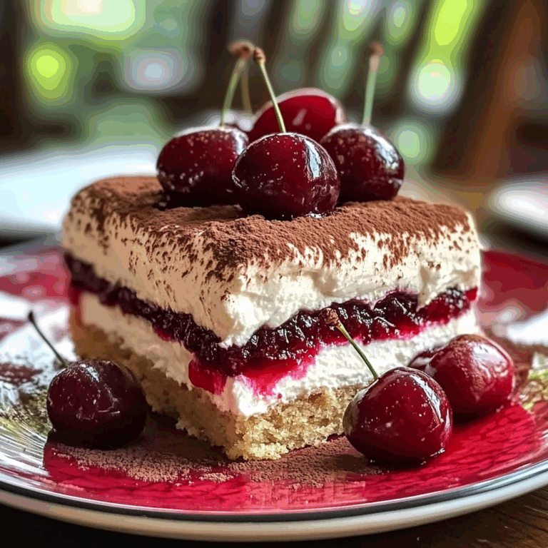 Cherry Amaretto Tiramisu Dessert: A Decadent Twist on a Classic Italian Treat