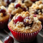 Cherry Cobbler Muffins