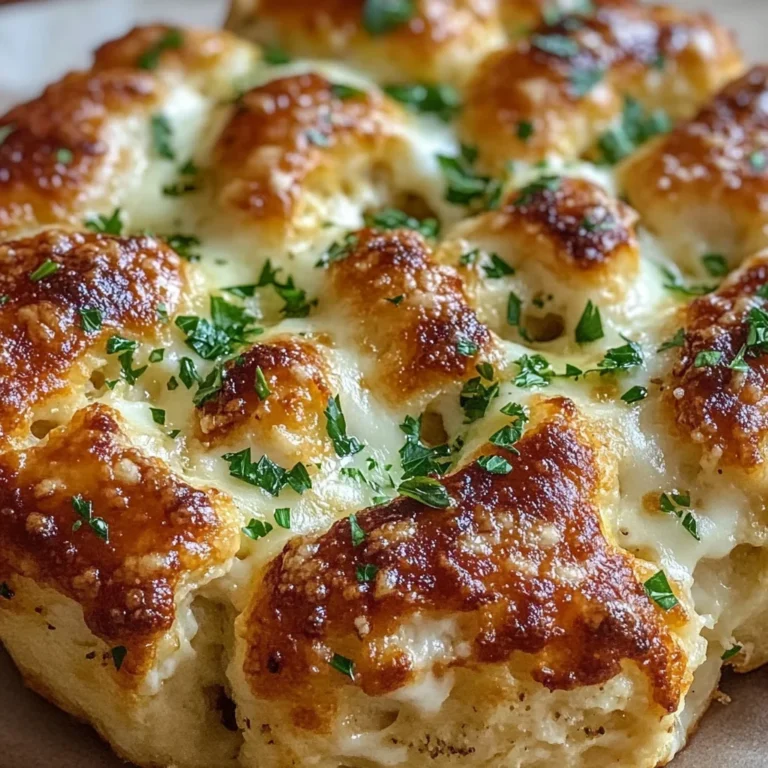 Chicken Alfredo Monkey Bread