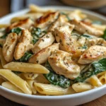 Chicken Spinach Penne