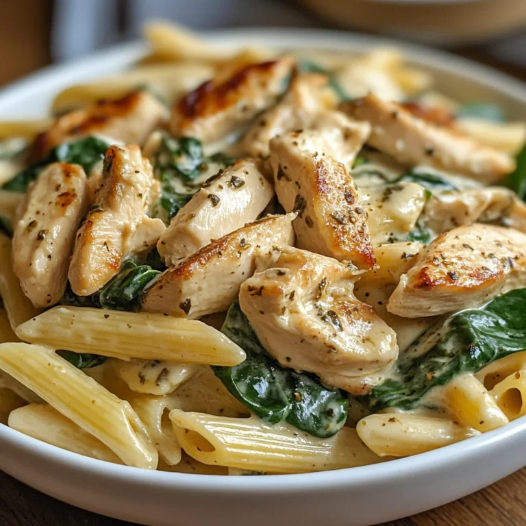Chicken Spinach Penne