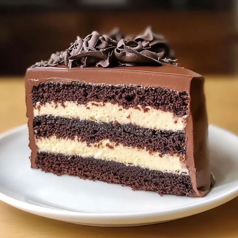 Chocolate Mousse Layer Cake