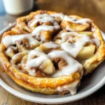 Cinnamon Roll Apple Pie