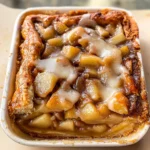Cinnamon Roll Apple Pie