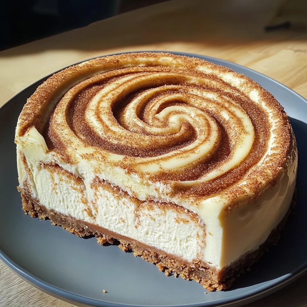 Cinnamon Roll Cheesecake