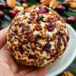 Cranberry Pecan Goat Cheese Ball