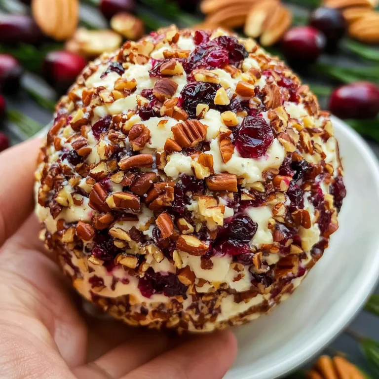 Cranberry Pecan Goat Cheese Ball