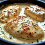 Creamy Baked Chicken with Parmesan and Garlic
