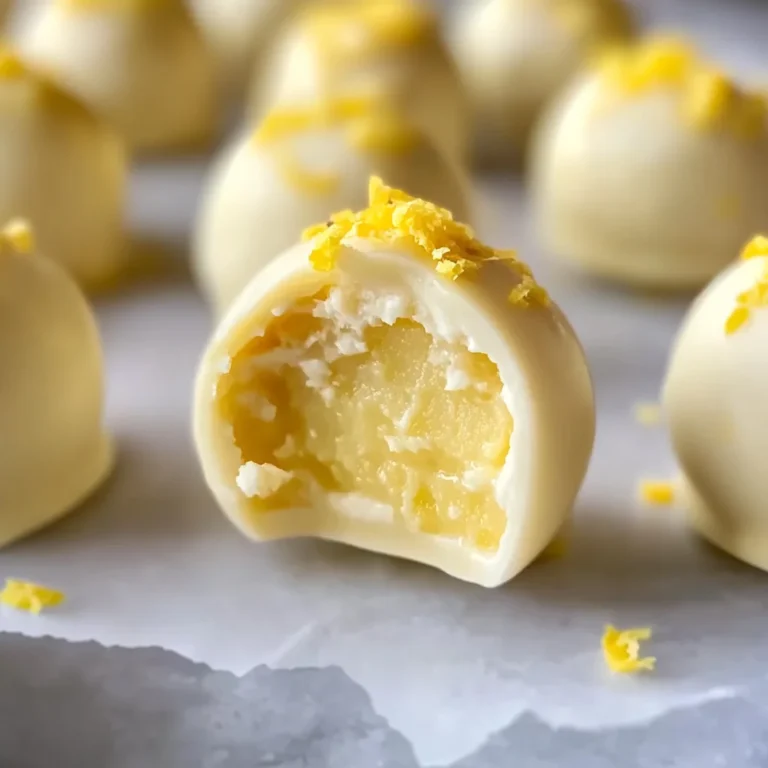 Creamy Lemon Truffles Recipe
