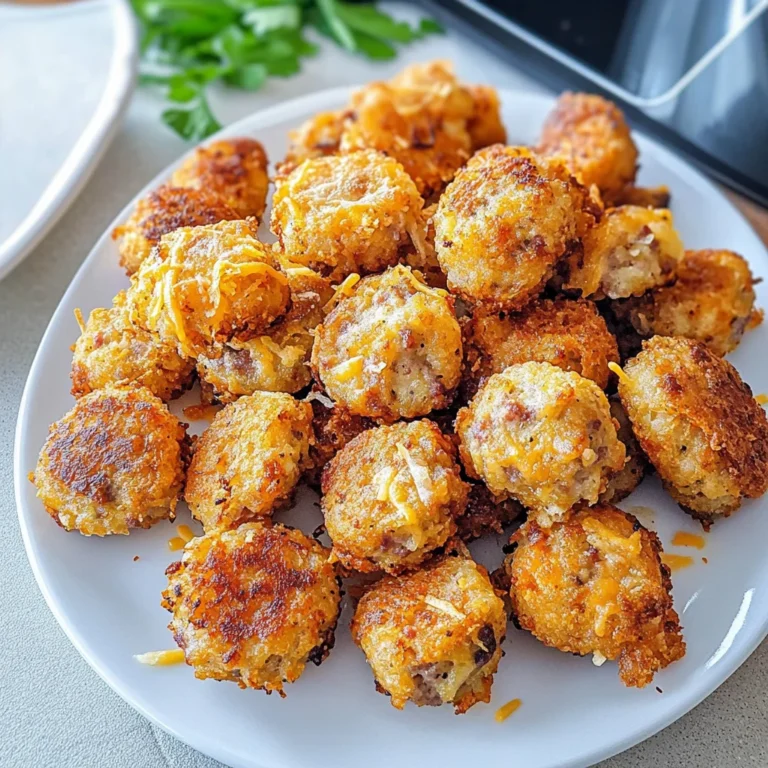 Crispy Hashbrown Sausage Bites