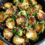 Crispy Parmesan-Crusted Roasted Brussels Sprouts