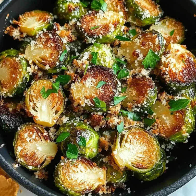 Crispy Parmesan-Crusted Roasted Brussels Sprouts
