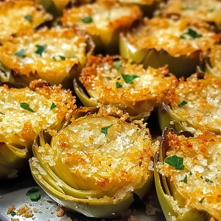 Crispy Parmesan Artichoke Hearts
