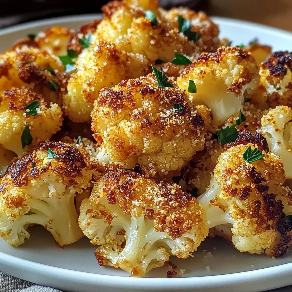 Crispy Roasted Cauliflower