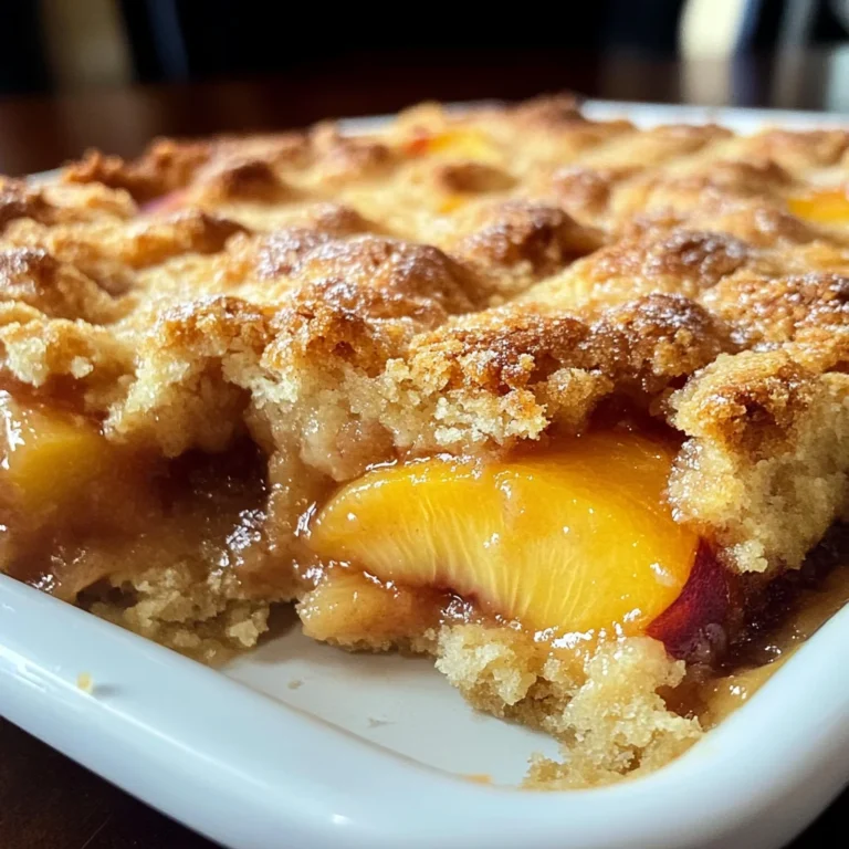 Divine Brown Butter Peach Cobbler: 5-Ingredient Magic
