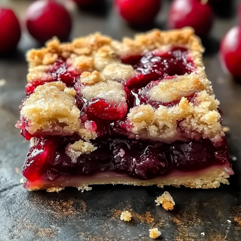 Easy Cherry Pie Bars: A Simple Cherry Dessert to Savor
