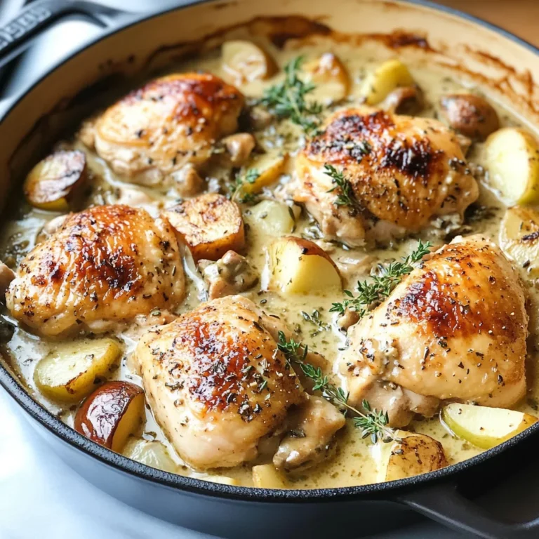 French Chicken Casserole a la Normande