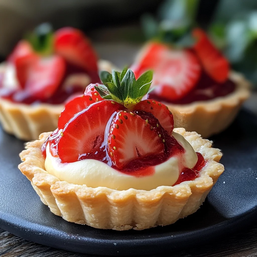 Fresh and Delicious Strawberry Tartlets Recipe