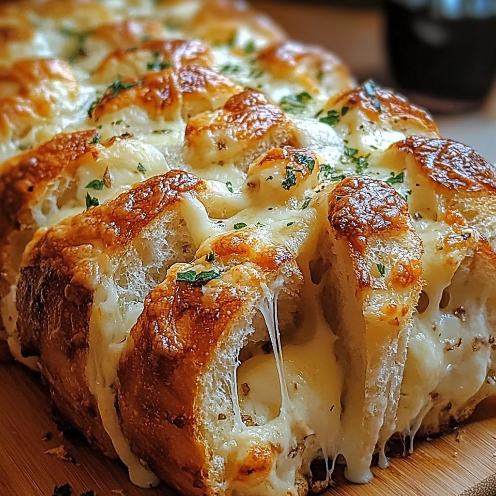 Garlic Parmesan Pull-Apart Bread