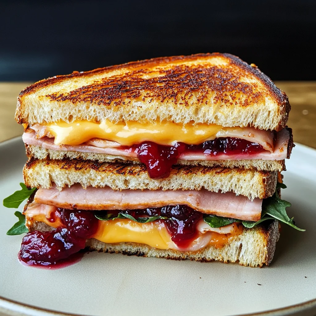 Ham Cheddar Cranberry Melt