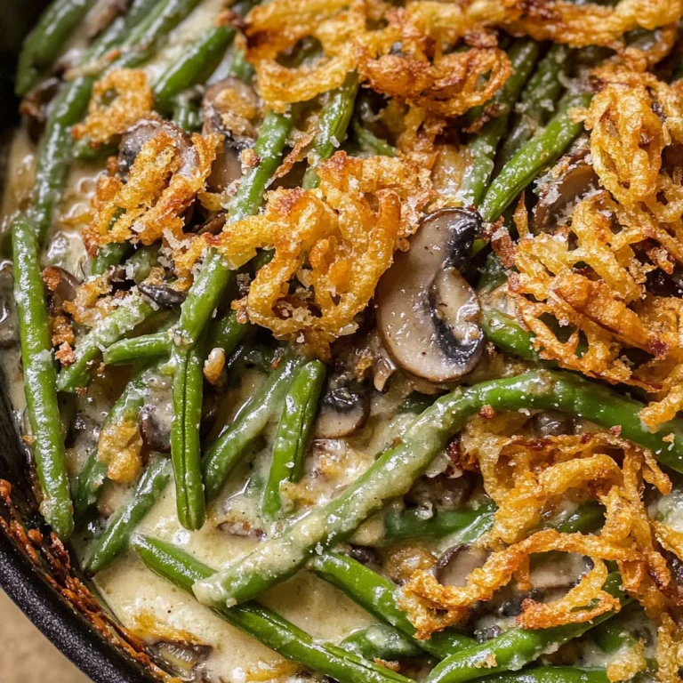 Homemade Green Bean Casserole
