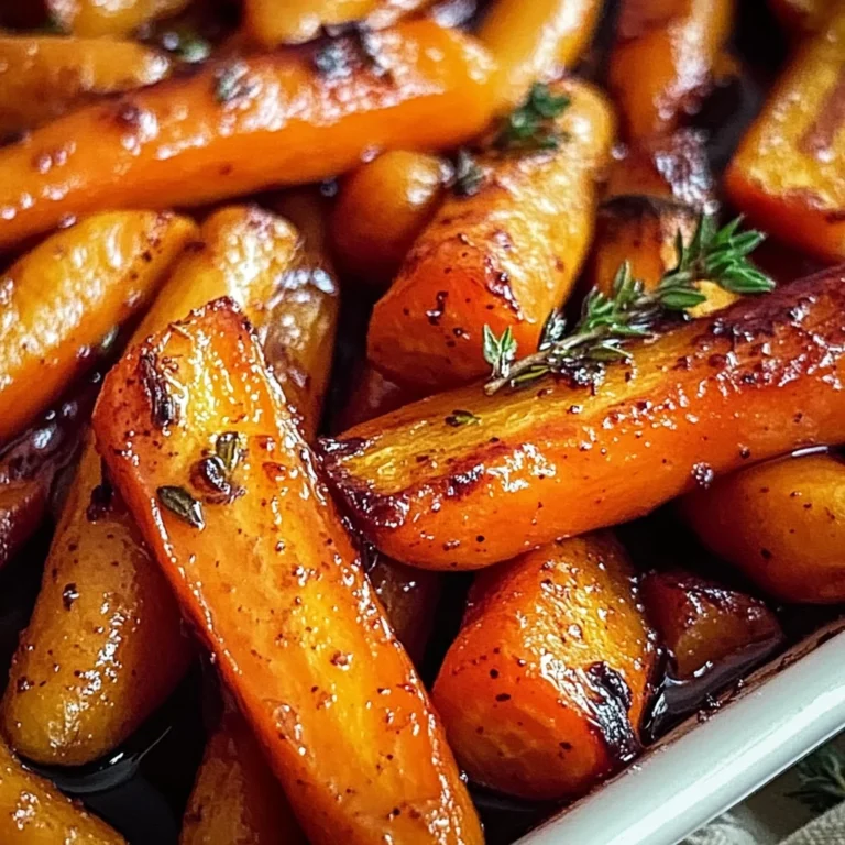 Honey Balsamic Roasted Carrots