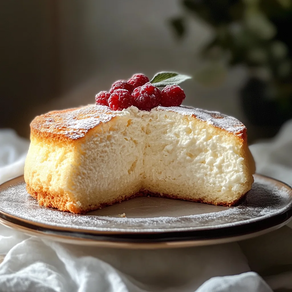 Light & Fluffy Yogurt Cloud Cake – The Best Airy Dessert !