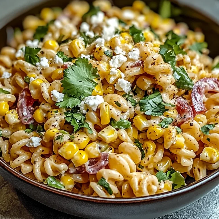 Mexican Street Corn Pasta Salad is a must-try dish!