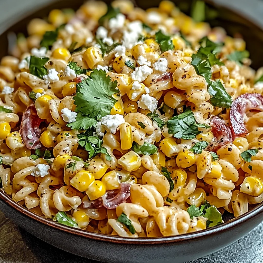 Mexican Street Corn Pasta Salad is a must-try dish!