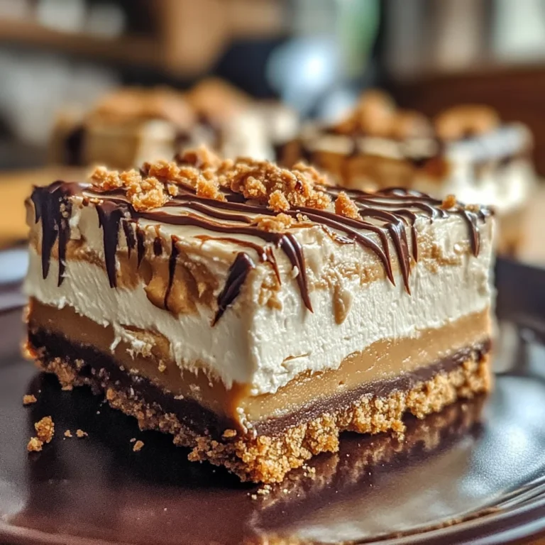 No Bake Peanut Butter Cheesecake Bars