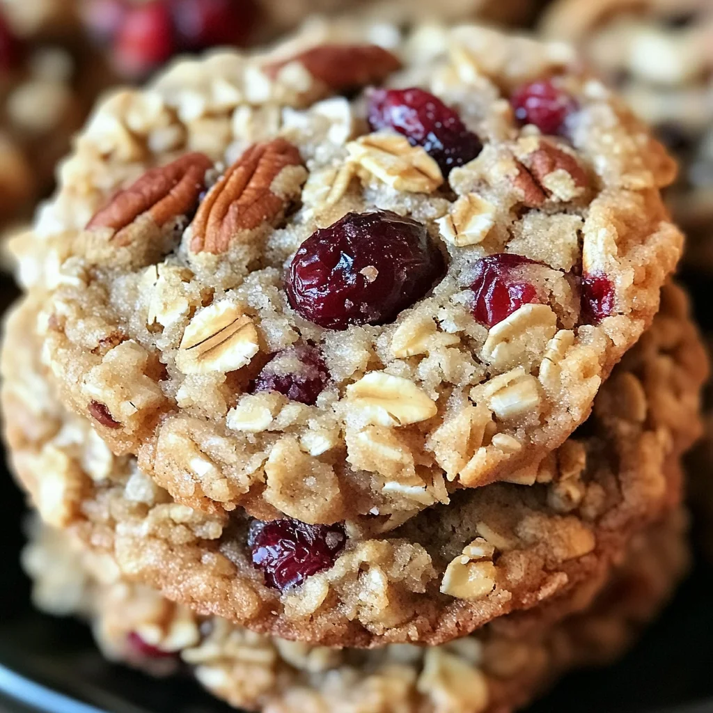 Oatmeal Cranberry Pecan Cookies