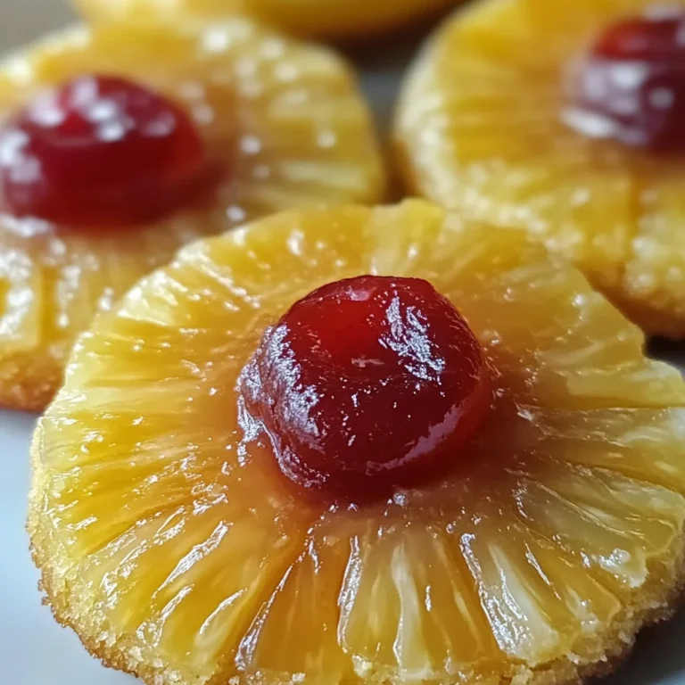 Pineapple Upside-Down Sugar Cookies