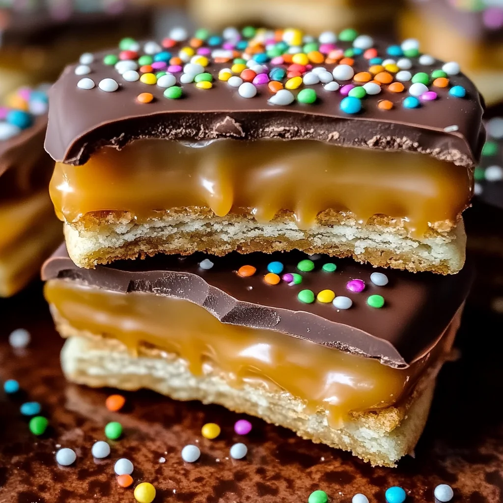 Ritz Cracker Caramel Chocolate Bites