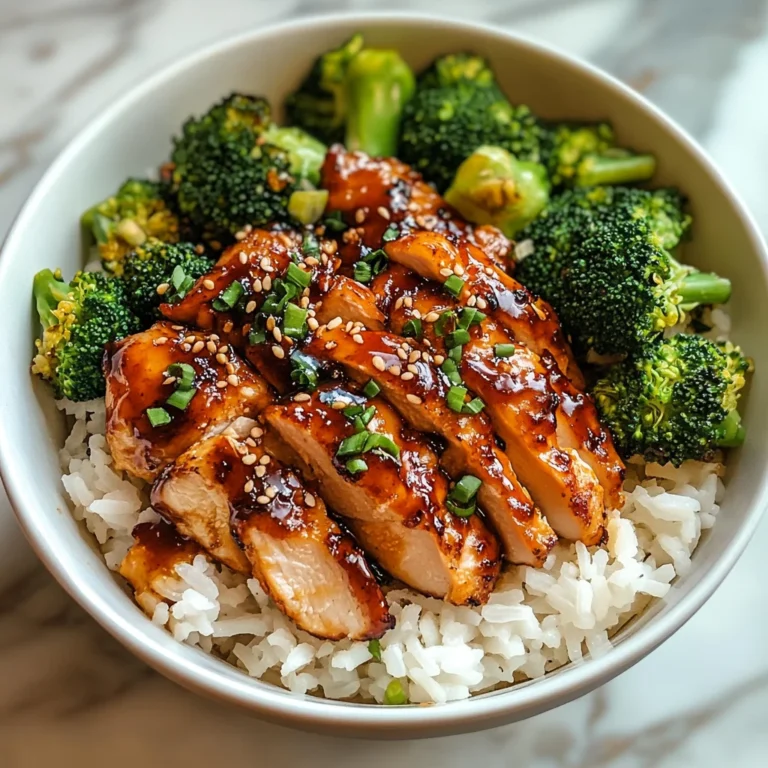 Sticky Chicken Bowls Recipe