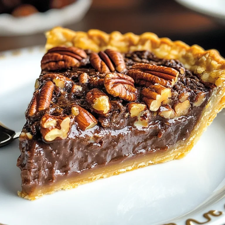Texas Chocolate Pecan Pie