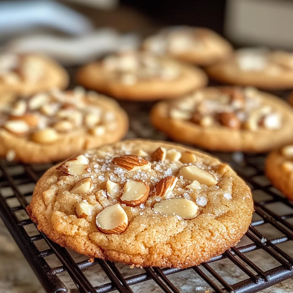 Toffee Almond Cookies
