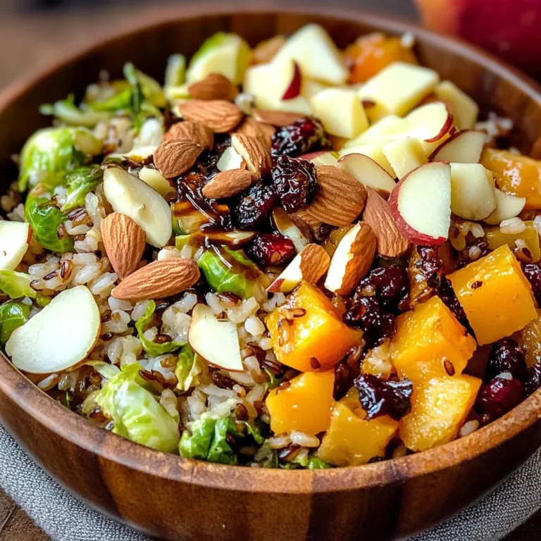 Wild Rice Harvest Bowls with Fig Balsamic Vinaigrette