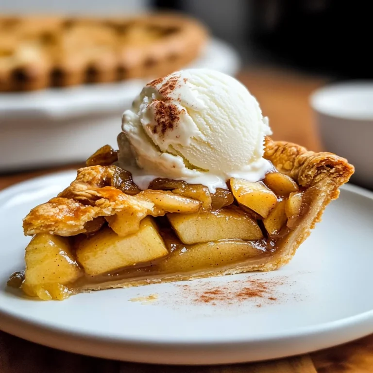 Apple Pie à la Mode (Apple Pie with Ice Cream Recipe)