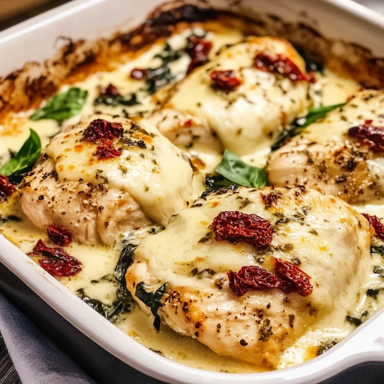 Baked Tuscan Chicken Casserole
