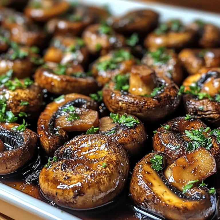 Balsamic Roasted Mushrooms