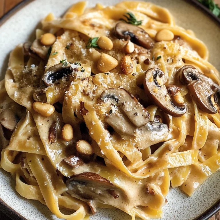 Caramelized Leek and Mushroom Gruyere Pasta