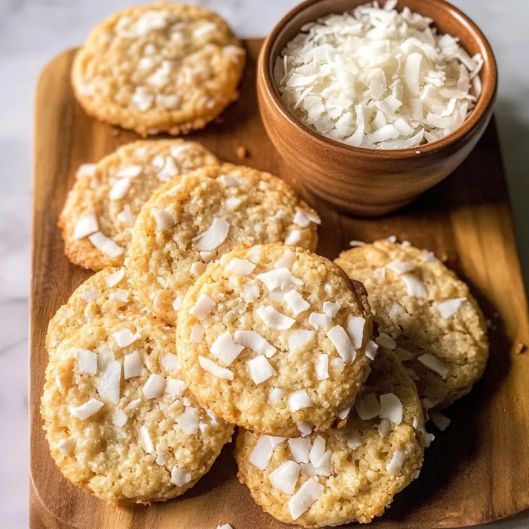 Chewy Coconut Cookies