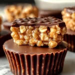 Chocolate Peanut Butter Rice Krispie Cups