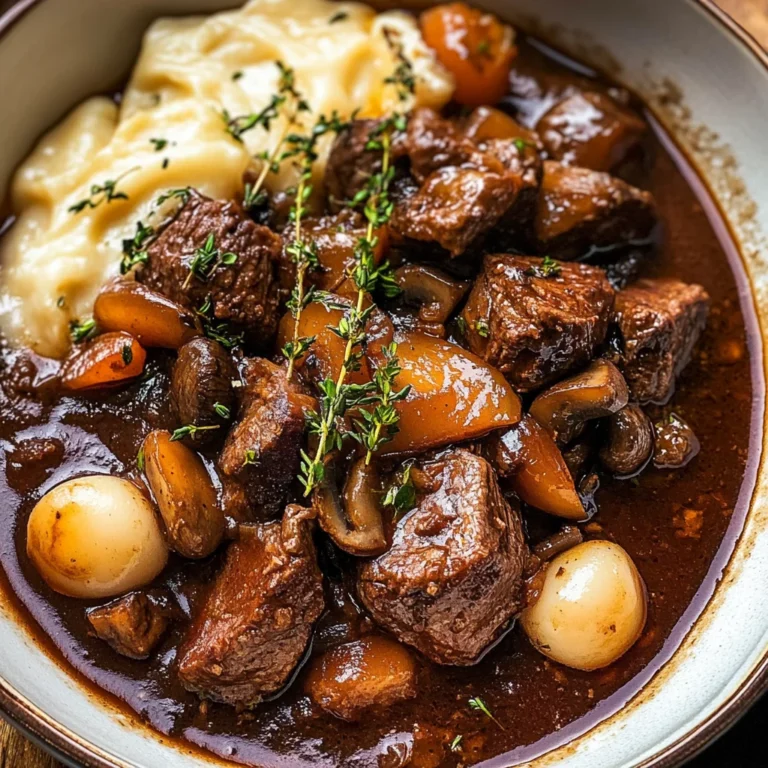 Classic Beef Bourguignon Recipe