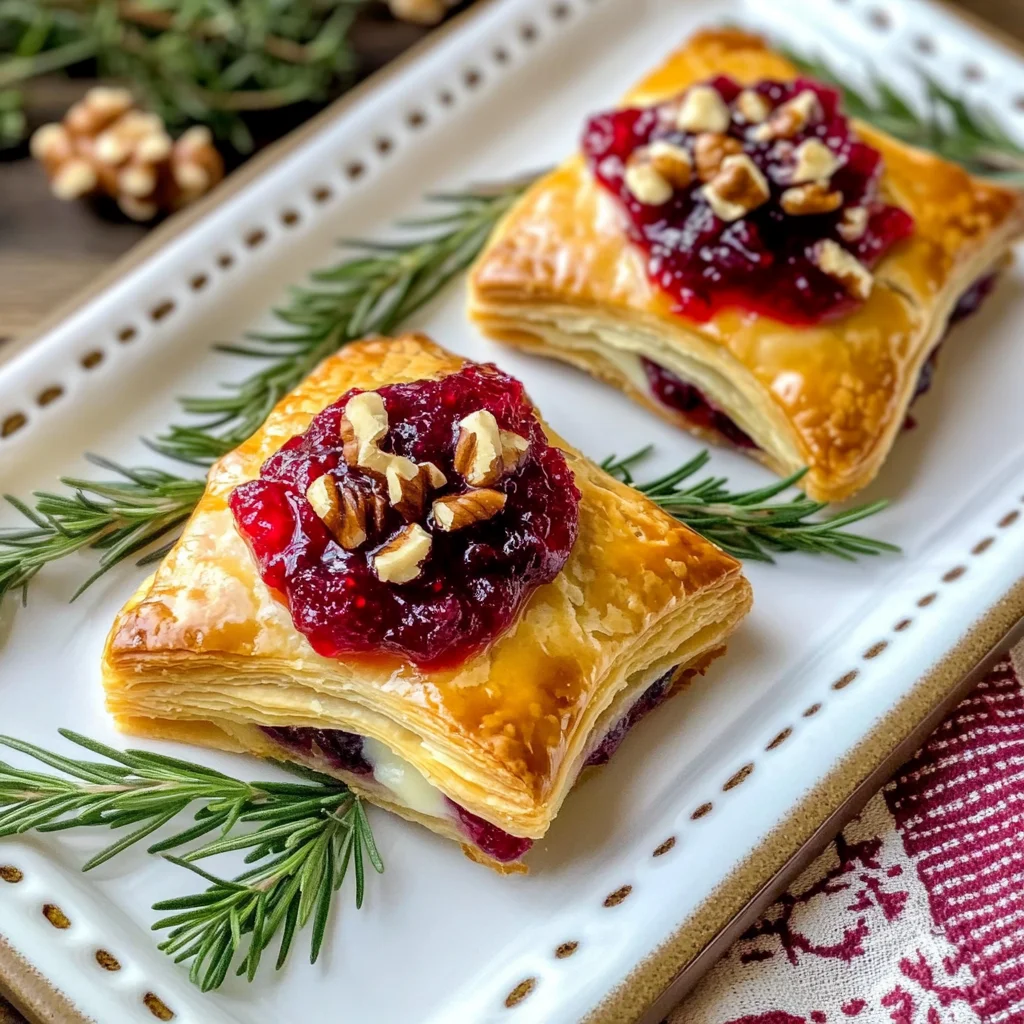 Cranberry Brie Bites