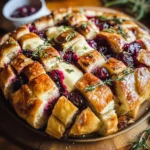 Cranberry Brie Pull-Apart Bread
