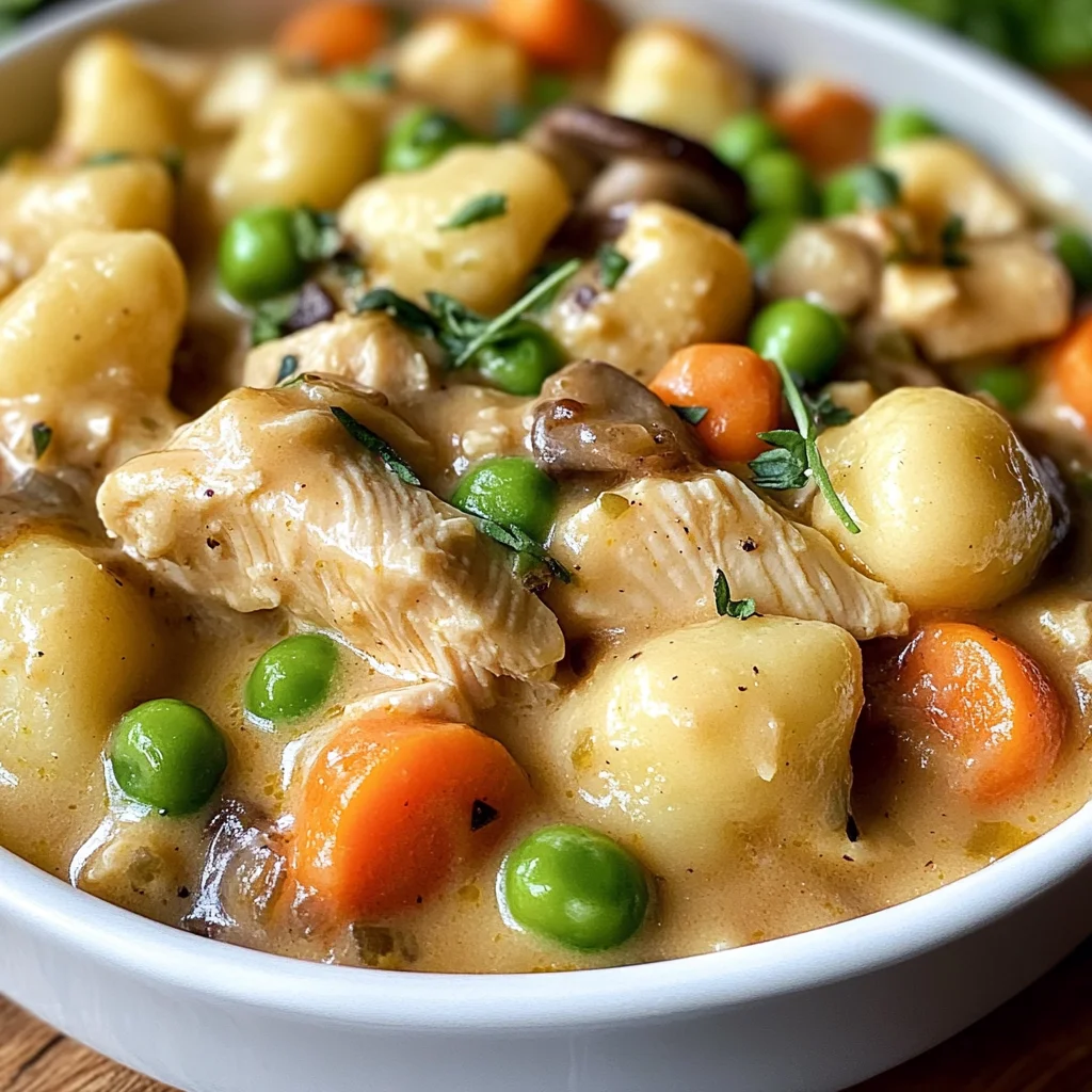 Creamy Chicken and Gnocchi Pot Pie Recipe