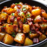 Crispy Bacon Honey Roasted Potatoes