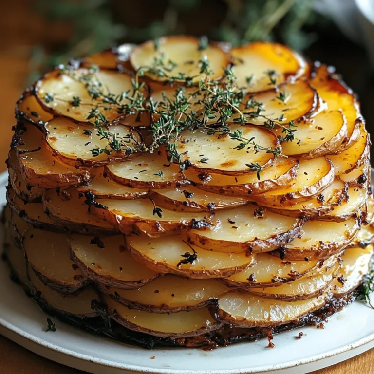 Crispy Balsamic-Thyme Potato Torte